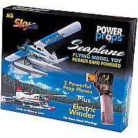 Dual Power Props Seaplanes with Winder Red + Blue