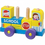 Block  Roll  School Bus