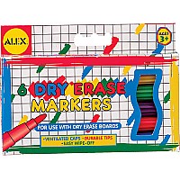 Alex Dry Erase Markers (6)