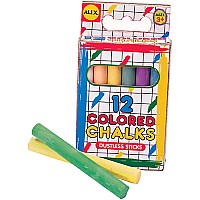 Dustless Colored Chalks (12)