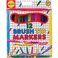 Alex Brush Tip Markers (12)