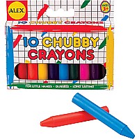 Chubby Plastic Crayons (10)