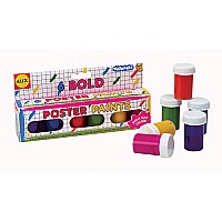 Bold Poster Paints (6) Washable