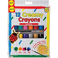 Creamy Crayons (12 + Brush)