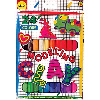 Alex Modeling Clay (Box 24) 24 Assorted Colors