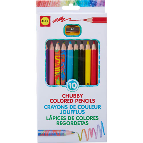 Chubby colored pencils