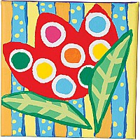 4 Flower Paintings