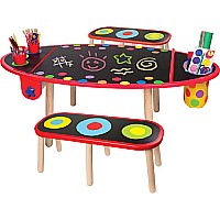 Super Art Table  W Paper Roll