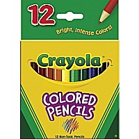 Crayola 12 Asst Short Pencils 12/ 48