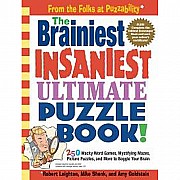 The Brainiest Insaniest Ultimate Puzzle Book! by Goldstein, Amy