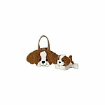 Pet Carrier Brown Shih Tsu
