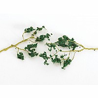 60 Wire Foliage Branches-Dark Green