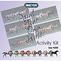 Paint Your Own Horse Activity Kit - Quarter Horse and Saddlebred