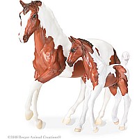 Classics Pinto Horse and Foal - chestnut