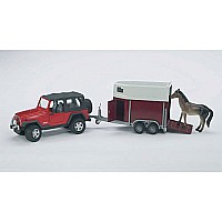 Jeep with Horse Trailer