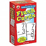 Flashcards Subtraction 0 to 12