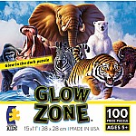 100 Piece Glow Zone