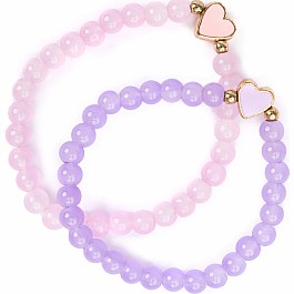Boutique Chic With all My Heart Bracelets, 2pcs