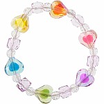 Ab Colourful Heart Bracelet