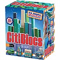 100 Piece Assorted Cool Colors Wooden Blocks