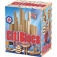 100 Piece All Natural Color Building Set