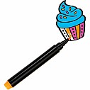 Color-in Glitter Tattoos