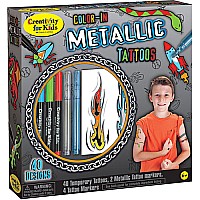 Color-in Metallic Tattoos