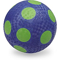 7" Playground Ball Loose  Blue-Green Dots