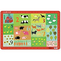 Placemat  Barnyard 123