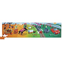 60-pc Puzzle  History of Vehicles
