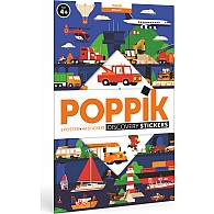 Poppik stickers poster - Vehicles