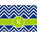 Alphabet Soup- Chevron -r- Folded Notecard