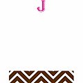 Alphabet Soup- Chevron -j- Notepad
