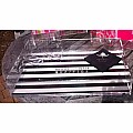 Black and Khaki Stripes Acrylic Collection-acrylic Tray