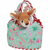 Sweet Bows Sassy Sak with Reindeer