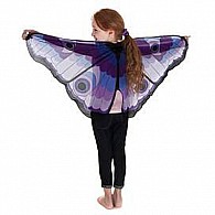 Butterfly Wings with Glitter Eyes, Purple