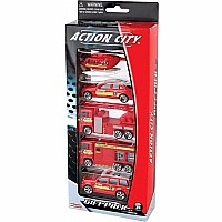 Fire Dept 5 Pc Vehicle Gift Pack