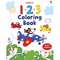 123 Coloring Book with Stickers