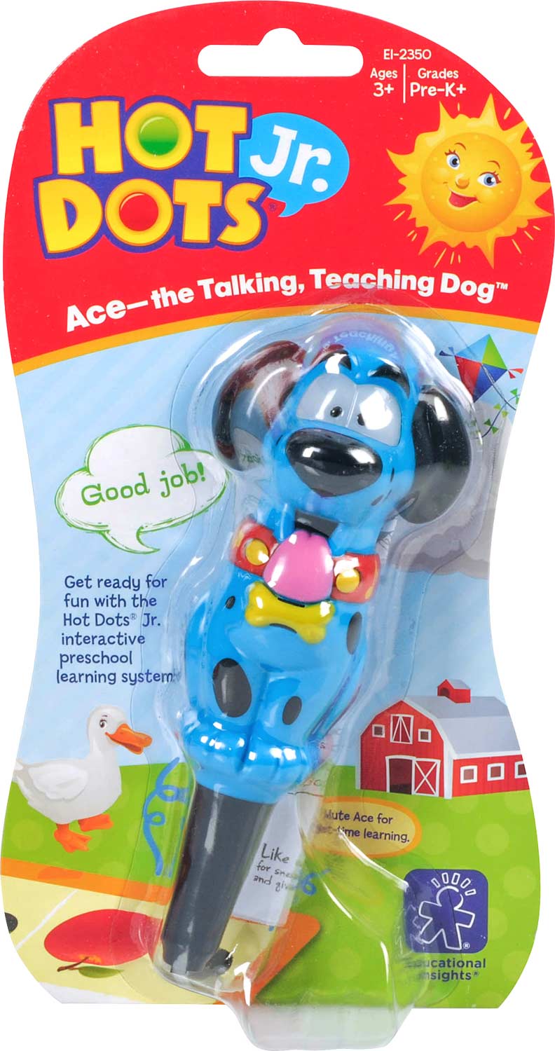 Toy Review: Hot Dots® Jr. and “Ace” the Talking, Teaching Dog by  Educational Insights - Learning Expressions