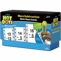 More Subtraction (Hot Dots Flash Cards)
