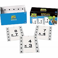 Hot Dots Flash Cards Multiplication 0-9