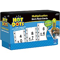 Hot Dots Flash Cards Multiplication 0-9