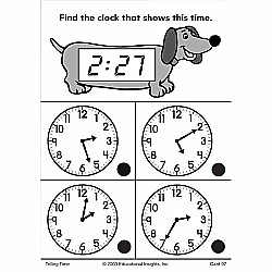 Telling Time (Hot Dots Flash Cards)