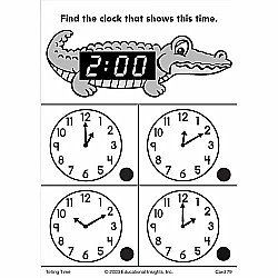 Telling Time (Hot Dots Flash Cards)