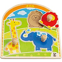 At the Zoo Knob Puzzle