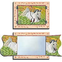 Mirror Fold Away Horse In Mead