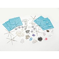 Beaded Snowflake Ornaments