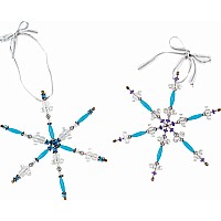 Beaded Snowflake Ornaments