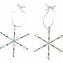Beaded Snowflake Ornaments
