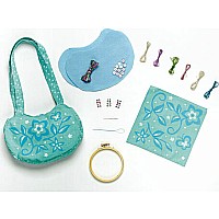 Easy Embroidery Pretty Printed Purse